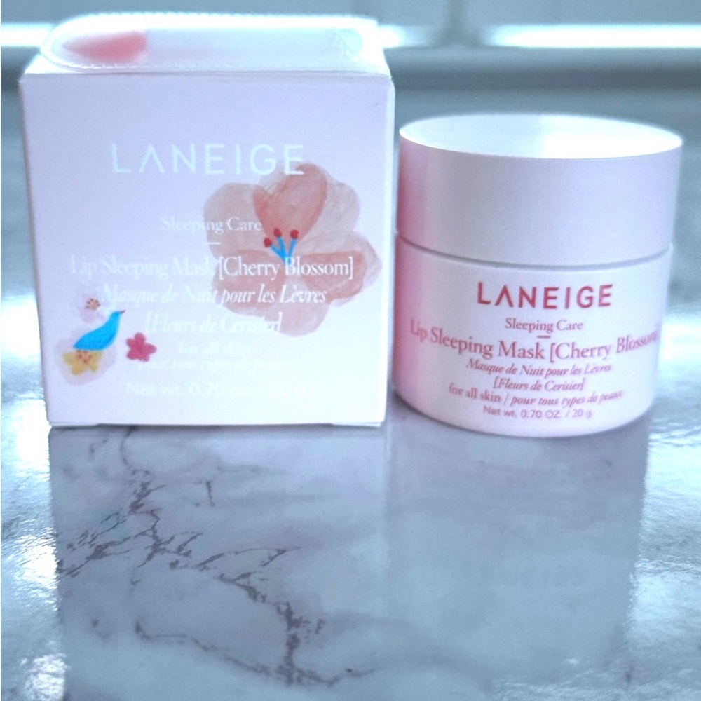Laneige Cherry Blossom Lip Mask - NEW IN BOX  RARE  SOLD OUT Full size - Picture 3 of 8